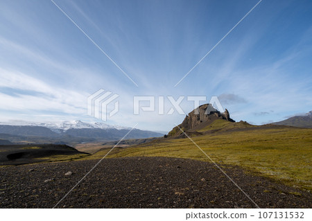 Einhyrningur - Unicorn - Mountain in Fjallabak Nature Reserve, Iceland. 107131532