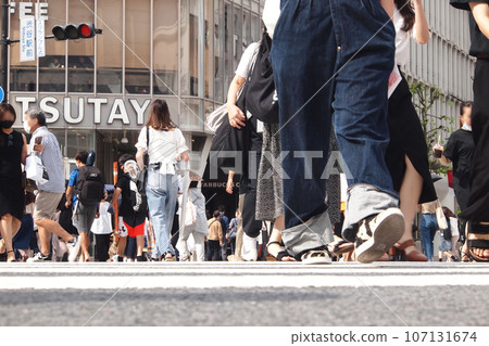 澀谷站爭奪十字路口人群形象 107131674