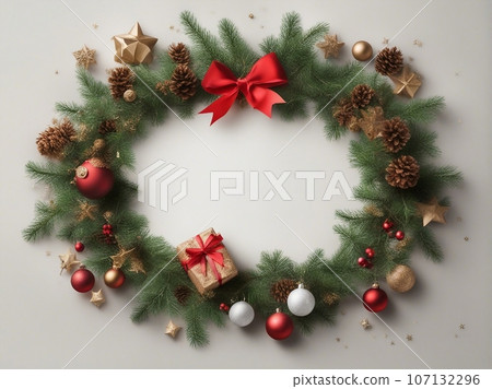 Frame that can be used for Christmas 107132296