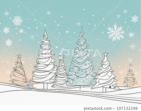 Frame that can be used for Christmas 107132298