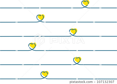 簡單的黃心藍線框架 107132307