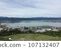 從立石公園展望台看到的諏訪湖 107132407