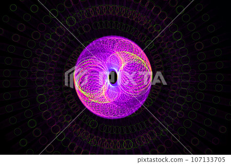 彩色能量球球能量力量CG背景壁紙 107133705