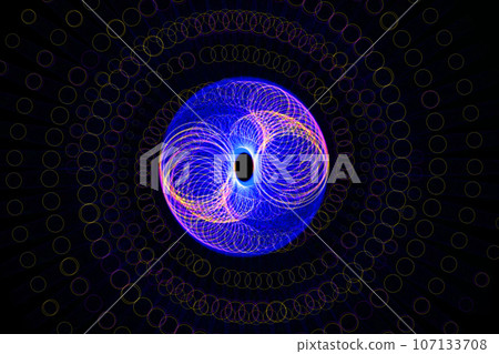 彩色能量球球能量力量CG背景壁紙 107133708