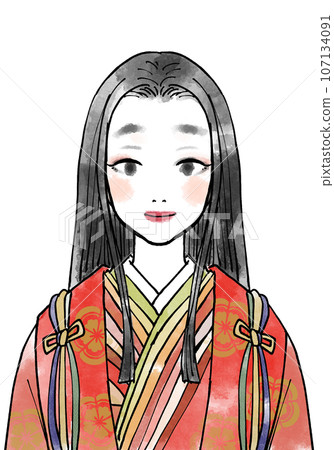 Female aristocrats of the Heian period Female aristocrats of the Heian period 107134091