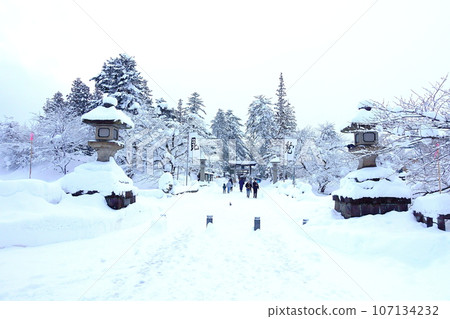 新年參拜日本神社松崎公園 107134232