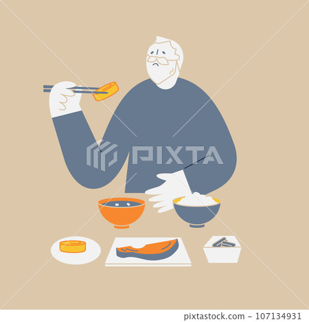 患有厭食症的老人 107134931