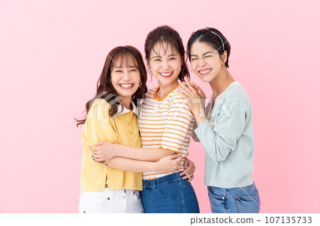 young woman makeup young woman makeup 107135733