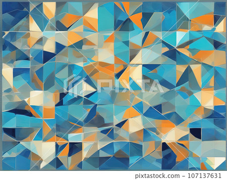 Abstract geometric texture background Mosaic Abstract geometric texture background Mosaic 107137631