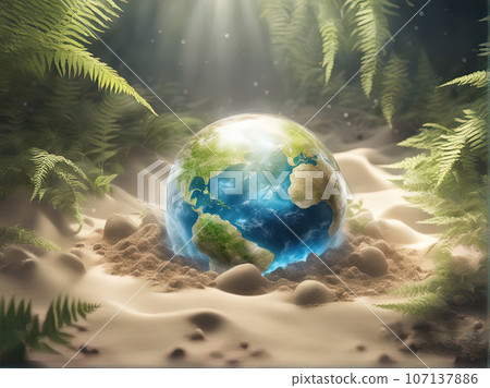 Earth Day Concept Earth Day Concept 107137886