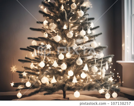 Christmas tree in Analog film Christmas tree in Analog film 107138257