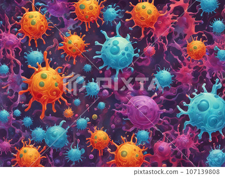 illness respiratory coronavirus 2019-ncov flu outbreak 3D medical illustration. illness respiratory coronavirus 2019-ncov flu outbreak 3D medical illustration. 107139808