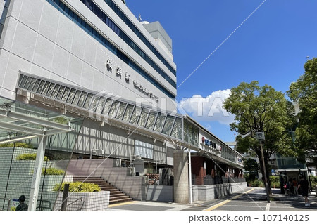 View of the east exit of Yokohama Station 107140125