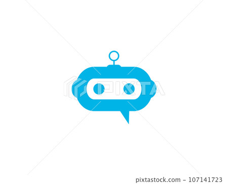 Chatbot, robot, app icon. Vector illustration. 107141723