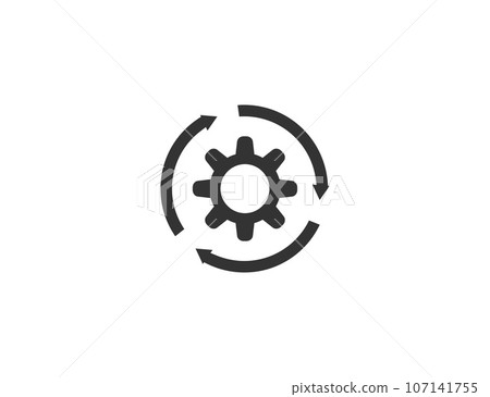 Agile development, plan icon. Vector illustration. 107141755