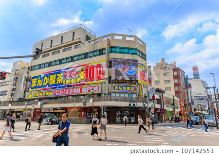 Saitama Prefecture, Saitama City, JR Omiya Station East Exit Urban Scenery Saitama Prefecture, Saitama City, JR Omiya Station East Exit Urban Scenery 107142551