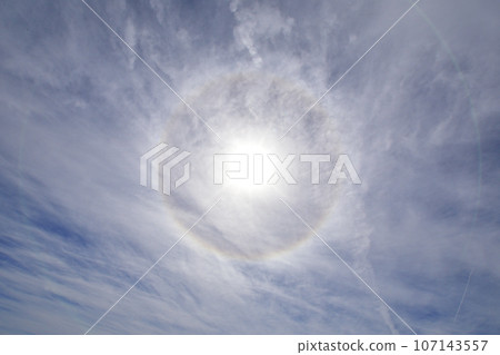 可以看到光暈的天空 107143557