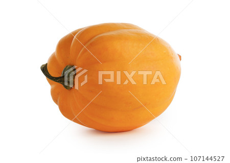 Unusual pumpkin isolated on white Unusual pumpkin isolated on white 107144527