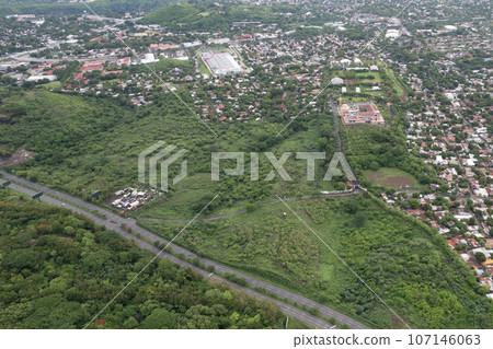 Green district with church Green district with church 107146063