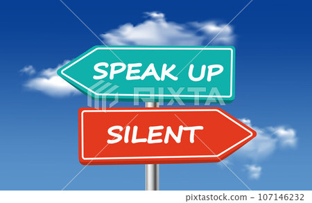 Conflict of Speak up vs silent, Speak up versus silent 107146232