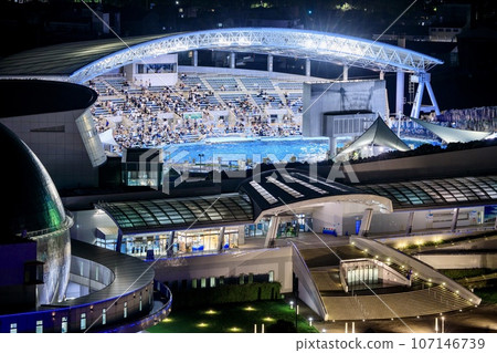 名古屋市名古屋港水族館夜景 107146739