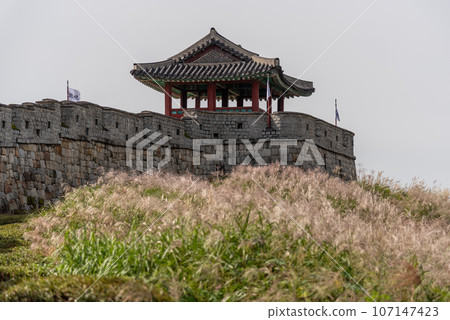 Hwaseong Fortress in Suwon South Korea UNESCO heritage site 107147423