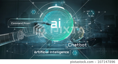 Infographics about artificial intelligence and Chatbot. Infographics about artificial intelligence and Chatbot. 107147896
