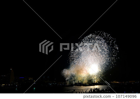 Fireworks Yokohama / Kanagawa Newspaper Firework Display 2014 Yokohama Daigaku Bridge (Yamashita Park) August 5, 2014 107149096