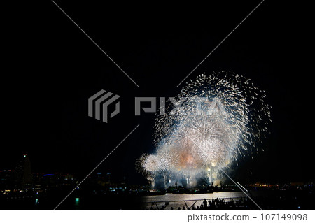 煙花橫濱/神奈川縣報紙菸花匯演2014年橫濱大學橋(山下公園)2014年8月5日 煙花橫濱/神奈川縣報紙菸花匯演2014年橫濱大學橋(山下公園)2014年8月5日 107149098