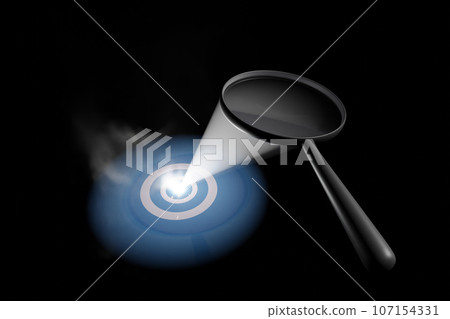 Focus the light on the target with a magnifying glass and burn it intensely. 107154331