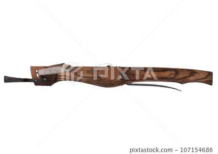vintage crossbow isolated on white 107154686