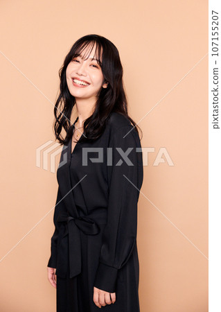 Autumn clothes fashion woman portrait 107155207