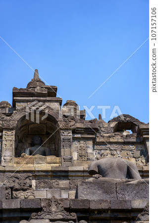 Borobudur Temple and Buddha Statue (Java Island, Indonesia) Borobudur Temple and Buddha Statue (Java Island, Indonesia) 107157106