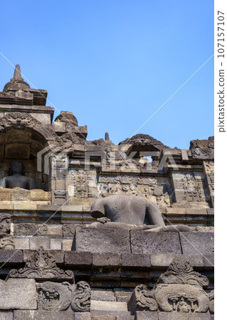 Borobudur Temple and Buddha Statue (Java Island, Indonesia) 107157107