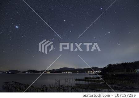 瀨戶內獵戶座的冬季星空 瀨戶內獵戶座的冬季星空 107157289