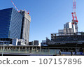 Nakano-ku, Tokyo, in front of Nakano Station, construction scene near Nakano Station, large crane 107157896