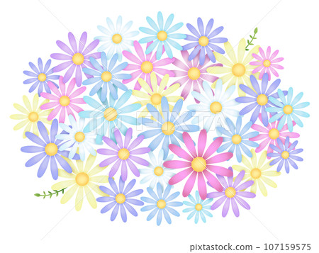 七彩花朵A-1 107159575