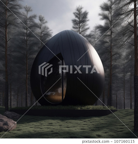 Generative Ai Illustration. Architecture. High quality photo 107160115