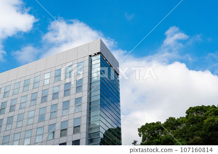 Urban landscape with office building 107160814