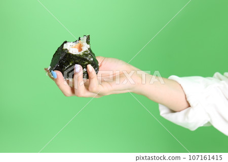 Hand Holding Food Hand Holding Food 107161415
