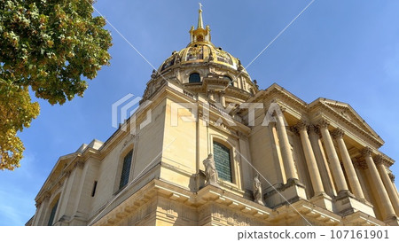Famous Invalides museum in Paris 107161901