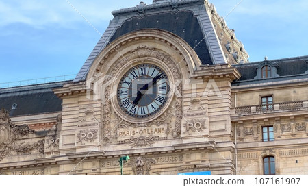 Famous Orsay museum Paris in the former railway station of Paris Orleans Famous Orsay museum Paris in the former railway station of Paris Orleans 107161907