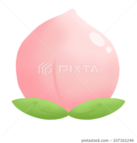 illustration of Peach 107162246