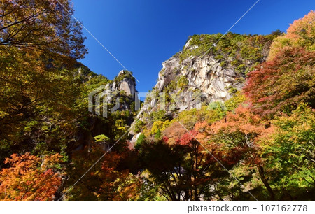 三岳昇仙峽的秋景與紅葉 三岳昇仙峽的秋景與紅葉 107162778