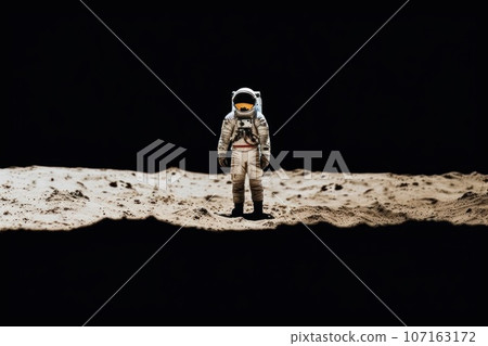 Photo of an astronaut in the black Generative AI Photo of an astronaut in the black Generative AI 107163172