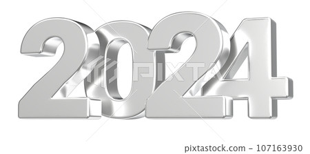 2024 Number 3d Render Stock Illustration 107163930 PIXTA   107163930 