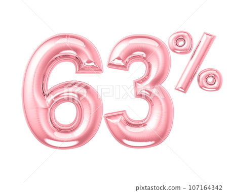 3d rendering blue metal number 107164342