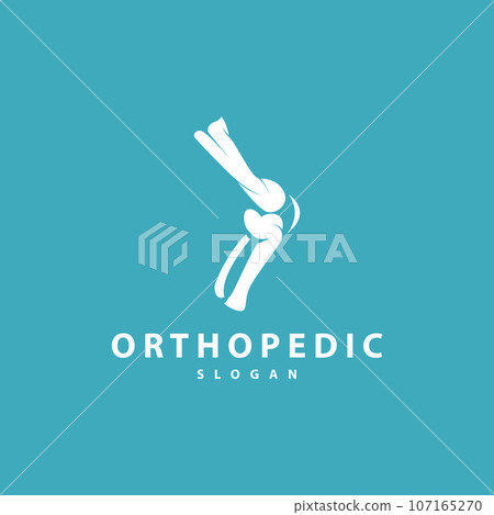 Minimalist Bone Health Logo Illustration Template Design 107165270