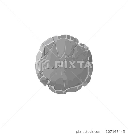 Stone board, vector illustration isolated on white. Stone board, vector illustration isolated on white. 107167445