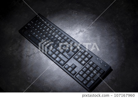 The computer keyboard 107167960